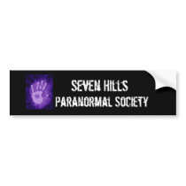 esp, Seven Hills, Paranormal Society bumper stickers by rhaynesong esp, Seven Hills, Paranormal Society bumper stickers