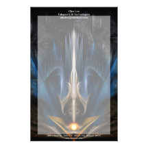 Espada del arte ligero del fractal  papeleria de diseño