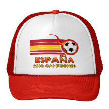 Espana 2010 Soccer Campeones Hat