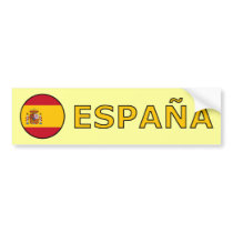 Espana bumper stickers