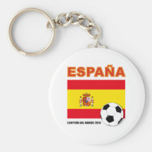 España Campeón del Mundo Keychains