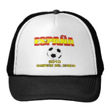 España Campeones del Mundo t-shirt 2010 Trucker Hats