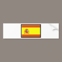 España Flag bumper stickers