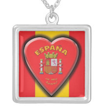 España in my Heart Necklace
