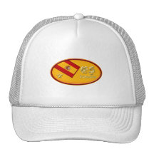 España logo 2010 One star Spain flag  oval emblem Hat