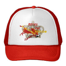 Espana Reyes Del Mundo Toro Futbol Gifts Mesh Hats