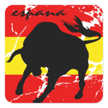 Espana Square Sticker