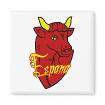Espana Toro Spanish Bull for Spain lovers magnets by Funkart Espana Toro Spanish Bull for Spain lovers magnets