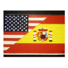 España y Estados Unidos Post Cards