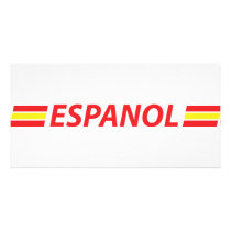 espanol icon photo card