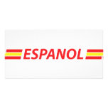 espanol icon photo card