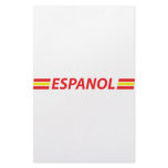 espanol icon custom stationery