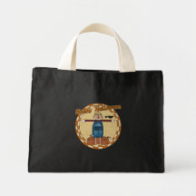 Espantapájaros y calabazas bolsas lienzo