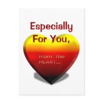 Especially For You From the Heart, postcard