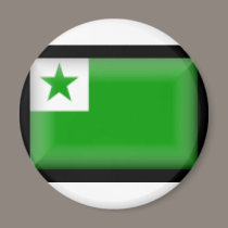 Esperanto Flag magnets