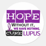 ESPERANZA 2 del lupus Etiquetas Redondas