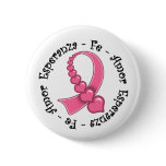 Esperanza Fe Amor Cancer de Mama buttons