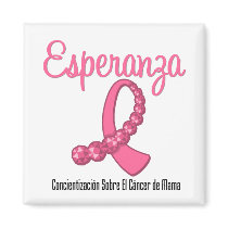 Esperanza Liston Rosa - Cancer de Mama magnets by cancerapparel Esperanza Liston Rosa - Cancer de Mama magnets