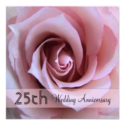 Esperanza Rose 25th Anniversary Invitation