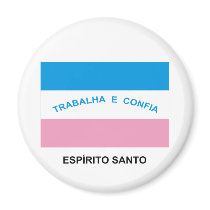 Espírito Santo, Brazil Flag Refrigerator Magnet