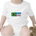 Espírito Santo & Brazil Waving Flags t-shirts by Vexillophile Espírito Santo & Brazil Waving Flags t-shirts