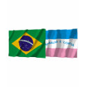 Espírito Santo & Brazil Waving Flags t-shirts by Vexillophile Espírito Santo & Brazil Waving Flags t-shirts