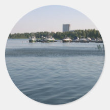 Espoo Near Helsinki Round Stickers