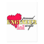 Esposa del ingeniero tarjeta postal