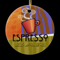 Espresso Bar Ornament ornaments