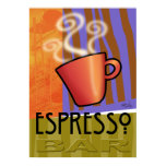 Espresso Bar Poster posters