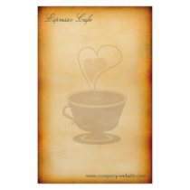 Espresso Cafe Vintage Stationery by Card4you Espresso Cafe Vintage Stationery