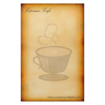 Espresso Cafe Vintage Stationery by Card4you Espresso Cafe Vintage Stationery