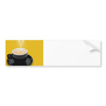 Espresso coffee bumper sticker