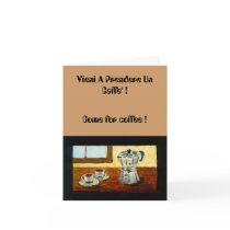 Espresso Coffee Invitation cards by italianart Espresso Coffee Invitation cards