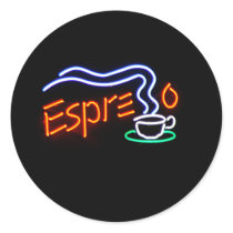 Espresso in Neon LIghts stickers by CarriesCamera Espresso in Neon LIghts stickers
