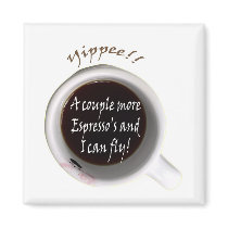 Espresso Jitters magnets by Suzettas Espresso Jitters magnets