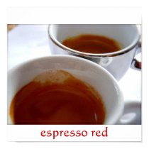 Espresso Red Poster posters by Lameen Espresso Red Poster posters