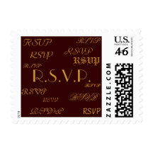 Espresso RSVP Postage Stamp