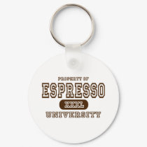 Espresso University keychains by universityshirts Espresso University keychains