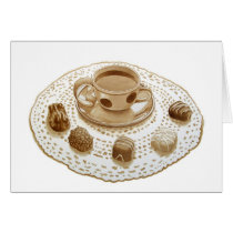 Espresso with Lemon and Chocolate Lace cards by joeyartist Espresso with Lemon and Chocolate Lace cards
