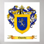 Esqueda Shield of Arms Print