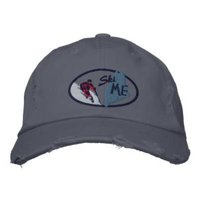 Esquía bordó el gorra gorra de béisbol bordada Esquía bordó el gorra gorra de béisbol bordada