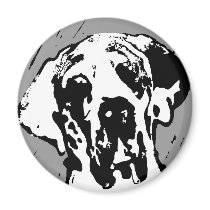Esra Harlekin Deutsche Dogge magnete