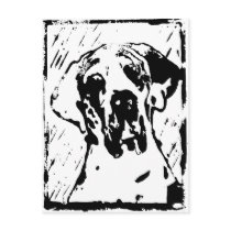 Esra Harlekin Deutsche Dogge postkarten