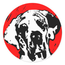 Esra Harlekin Deutsche Dogge sticker