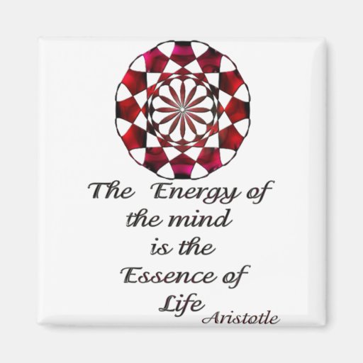 *Essence of Life* -Aristotle Quote Refrigerator Magnets