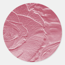Essence of Rose: Pink Round Sticker