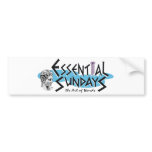 Essential Sundays logo Bumper Sticker