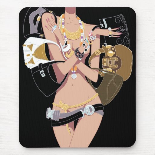Essentials Black Mousepad