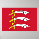 Essex, United Kingdom flag Print